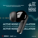SiGMA Audi Wireless Earbuds A-2 ANC+ENC - Image 3