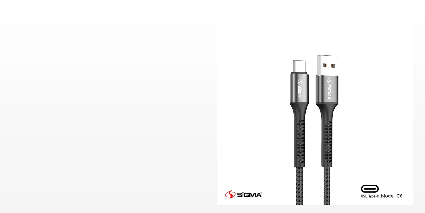 Cables category banner – braided Type-C cable